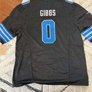 Nike Men's Jahmyr Gibbs black Detroit Lions Jersey XXXL